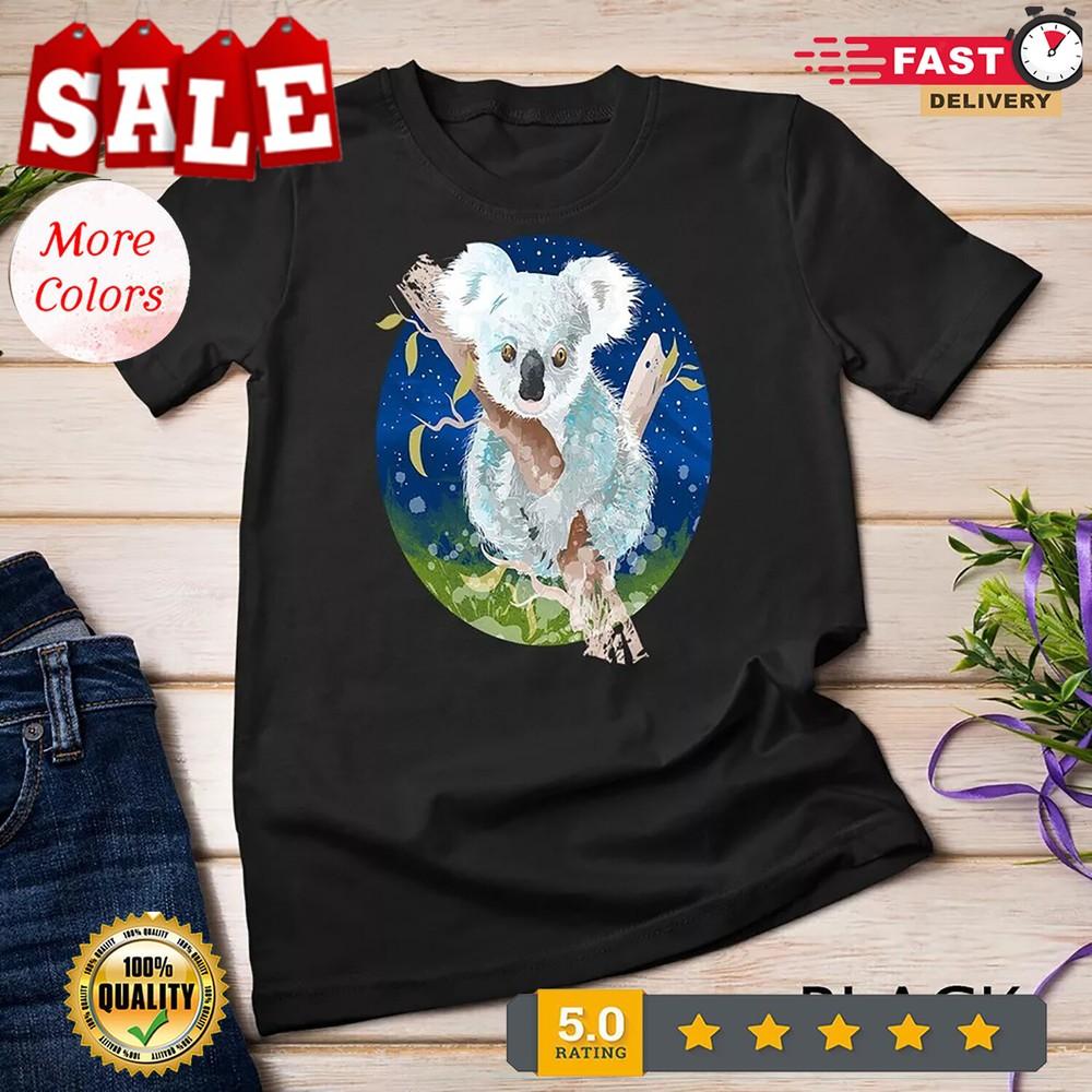 2025/Koala Graphic Women Koala Lover Unisex T-shirt Unisex T-Shirt L