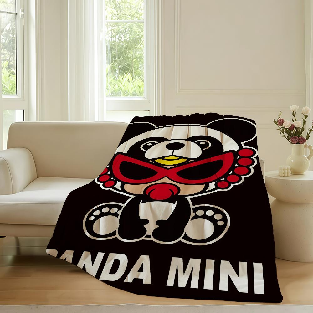 Fashion print H Hysteric M Mini Blanket For Sofa Office Bed Plane Travel Sleep Read Relax Camping Soft And Warm