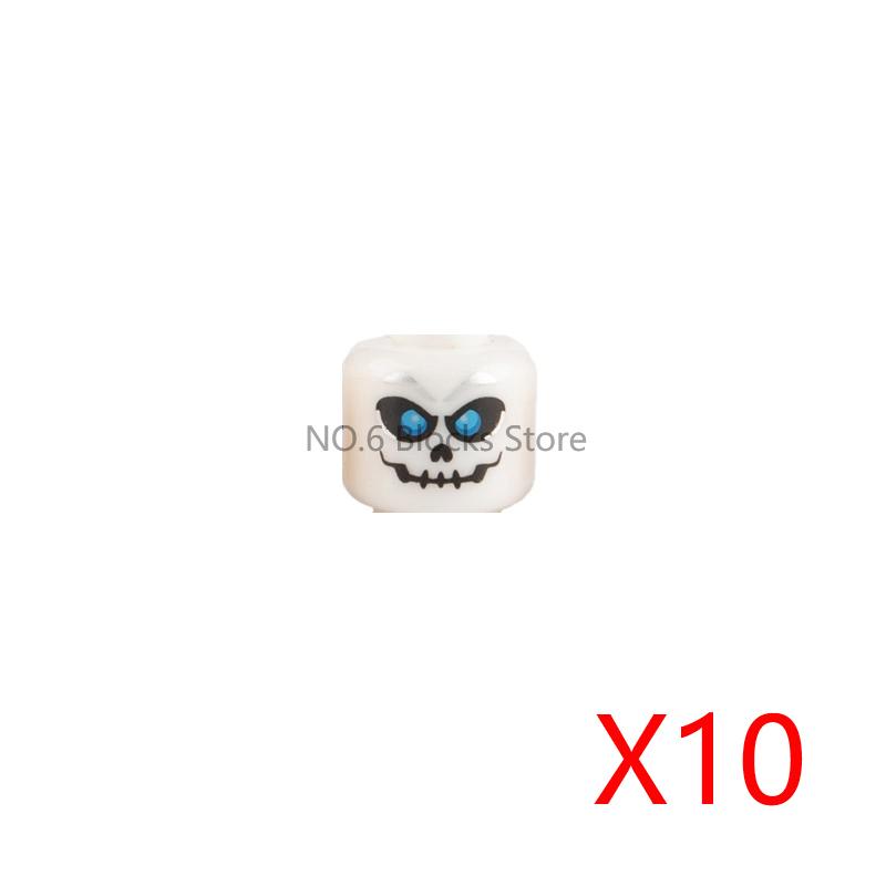 City Building Blocks Body Character Clothing Head Face DIY Parts Hair Expression Accessories Figure Headwear Helmet Bricks Toys