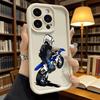 Rider on Blue Dirt Bike Shockproof Soft Phone Case For Xiaomi Redmi Note 15 14 13 12 11 10 9 8 Pro Anti-Slip Anti-Fall Cover