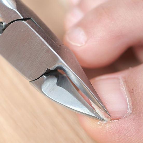 Nail Clamps Professional Thick Nail Clippers Cutters Ergonomic Design Stainless Steel Dead Skin Dirt Remover Nail Tools