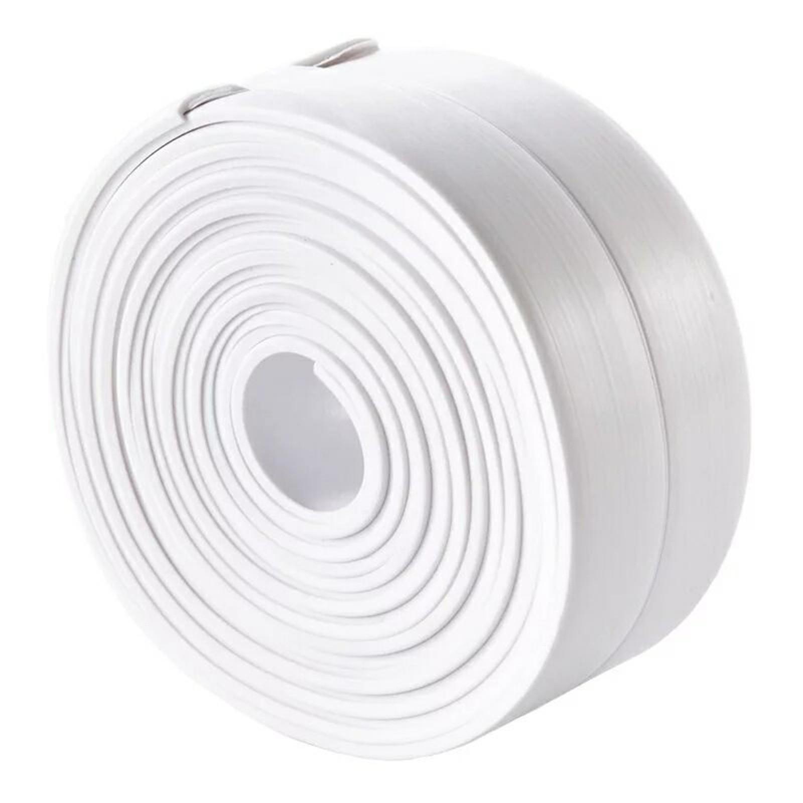 

Caulk Strip,PE Self Adhesive Tape Sealing Tape Strip Wall Sealant Caulking Roll One Size