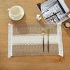 Cotton Linen Woven Tassel Placemat
