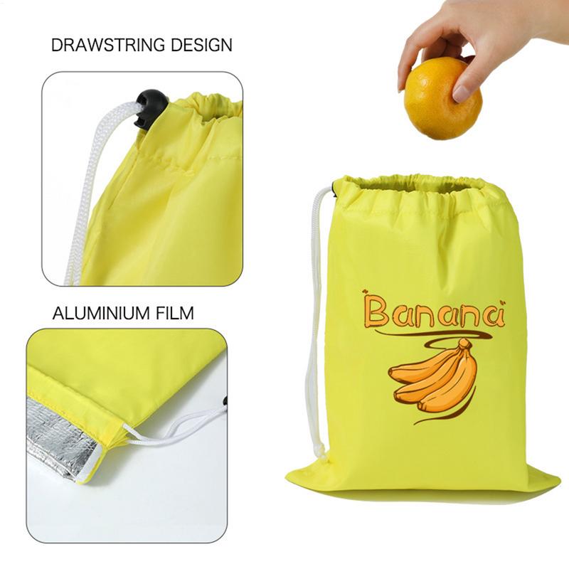 Fruit Vegetables Storage Bag Banana Bundle Pocket Lettuce Banana Fresh-keeping Bundle Pocket Drawstring Banana Preserve Bag