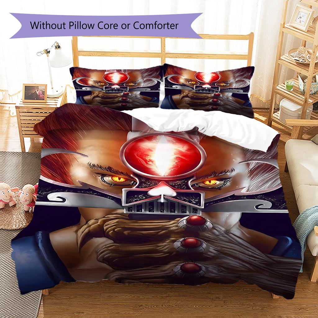 H260212ThunderCats Pattern Bedding,Quilt Set Quilt Cover Pillowcase Home Birthday Gift (1 * duvet cover + 2 * pillowcase, without core)