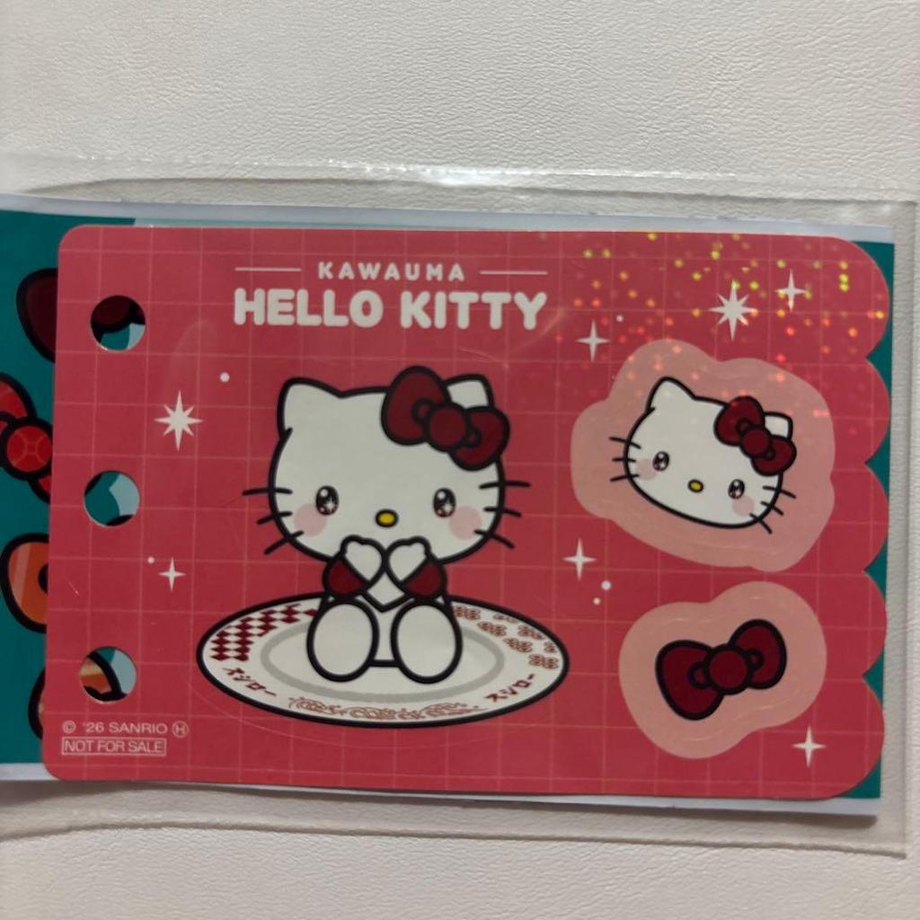 Sushiro Hello Kitty Collaboration Complete Set Mascots 7 Items Total