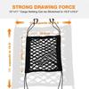 BlackMotorcycle Helmet Storage Trunk Bag Motorcycle Luggage Net Hook Hold Bag Cargo Bike Scooter Mesh Fuel Tank Luggage Equipaje