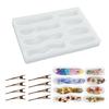 Irregular Hair Clip Silicone Mold Jewelry Casting Mold for DIY Bookmarks,Pendant