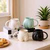 Creative Fun Cute Butt-shaped Ceramic Coffee Cup Large Capacity 400ml Milk Cup Modern Breakfast Drink Cup Office Mug Home Decor