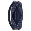Coach Juliet 28 Klassisches Logo Reißverschluss Stoff Handtasche Umhängetasche Schultertasche Groß Damen Dunkelblau Gemischte Farbe