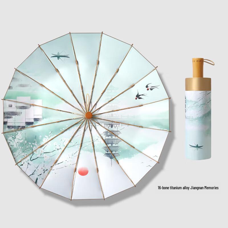 Nanqiao 16-Rib Wind-Resistant Folding Umbrella