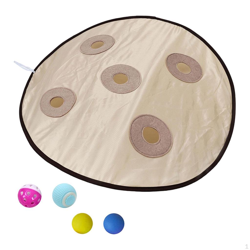 Automatic Rolling Ball Cat Toy In The Pouch Creative Interactive for Chasing