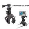 1/1 Universal Handlebar Clamp Mount 161° Rotation Camera Bracket for GoPro  DJI Insta161 Action Camera Bike Motorcycle Holder