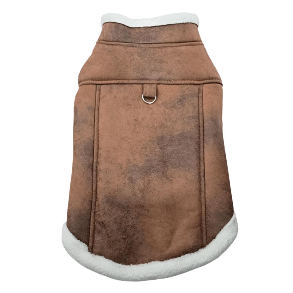 Solid-Colour Pet Padded Vest Cotton Material Pet Winter Jacket Warm Small Dog Coat Pet Clothing