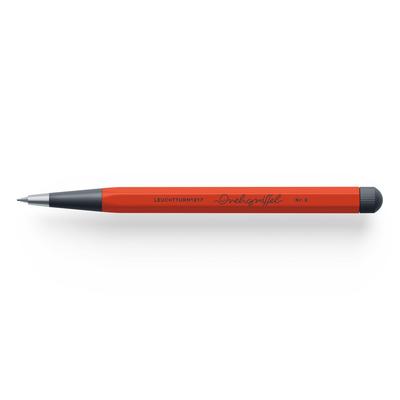 Leuchtturm Mechanical Dreg Refill Fox Officially Imported Pencil, 0.7mm, No. 2, Red, 367283,