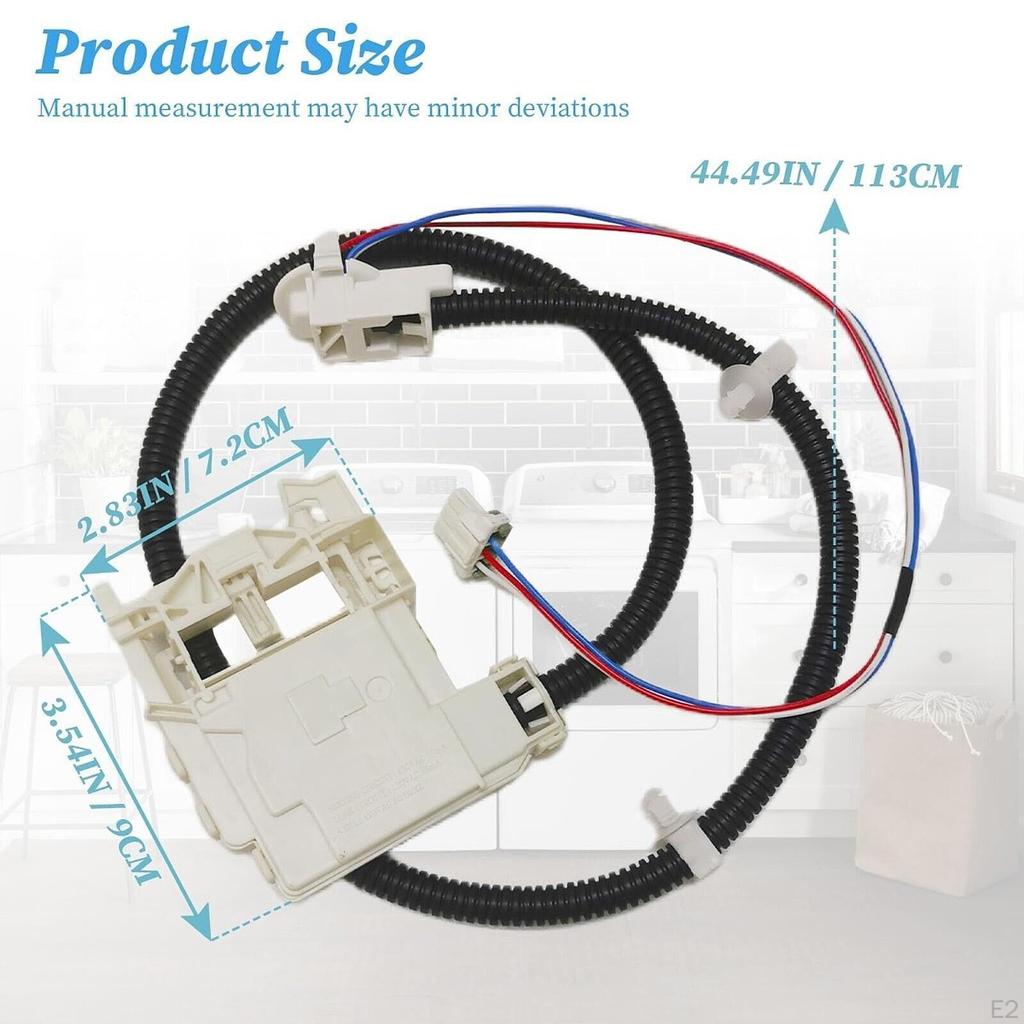 Washer Lid Lock Service Kit Part WH01x279 Convenient Replace Assembly for Gtw490acj2WW Gtw460amj2WW