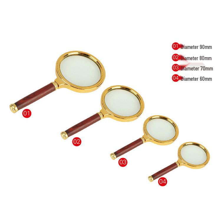 10x High-Definition Handheld Magnifier for Reading and Focusing - Ideal for Children, Students, and Seniors