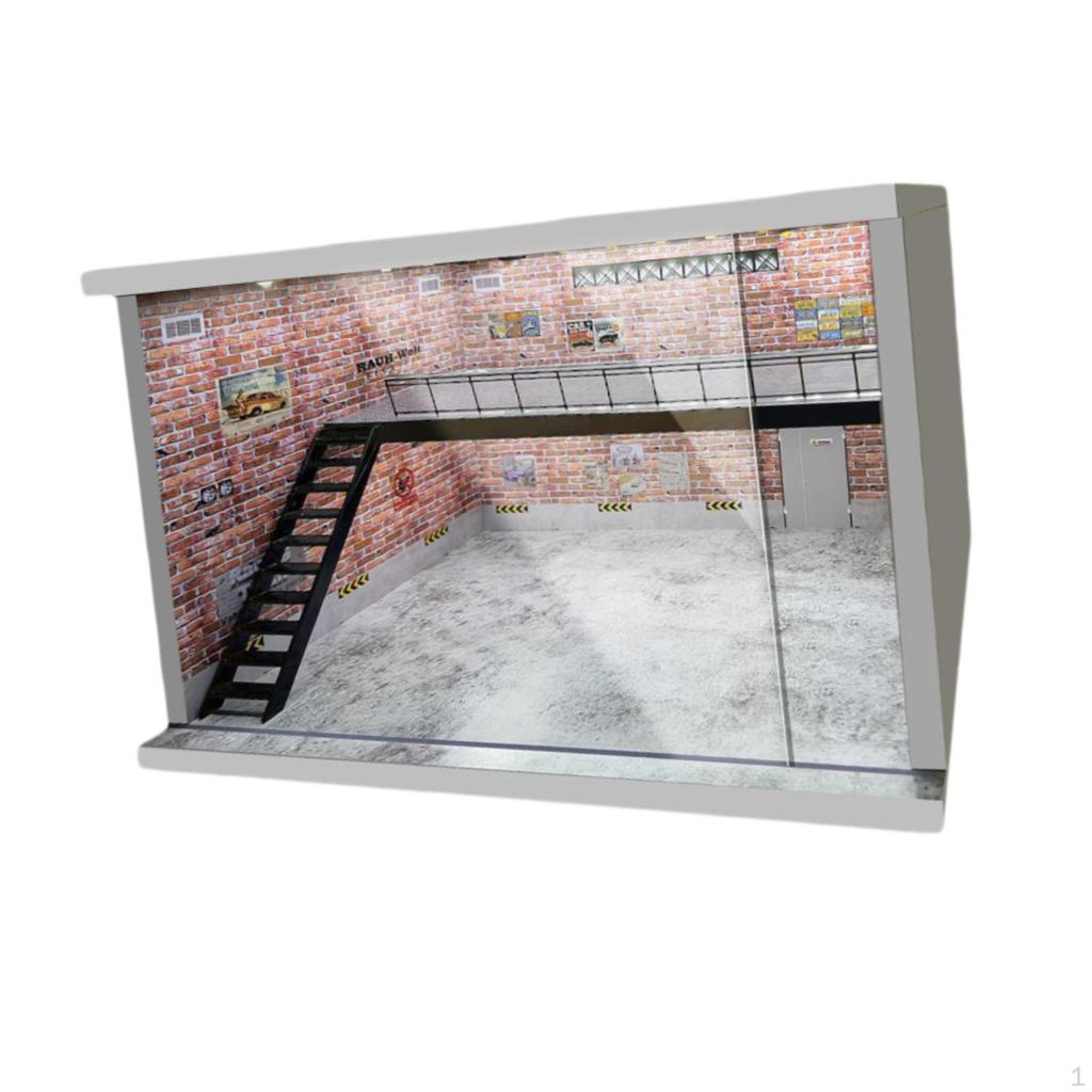 1/64 1/36 1/32 Scale Car Model Display Stand Acrylic Case for Collectors Parking Area