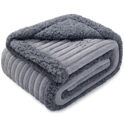 Cobertor Xadrez Quente de Inverno 100% Impermeável para Cama Cobertor-Tamanho Grande Espessado Cobertor de Flanela Composto 2024 Novo