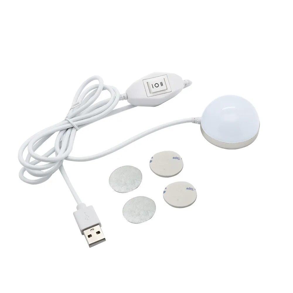 5W Mini USB LED Blub 1.5m Cablu USB Lămpi de citire pentru cărți cu comutator Lampă cu magnet pentru dormitor pentru copii Lampă de birou