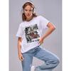 Loose Printed T-shirt Top Western Style New Loose Casual Print Letters Cotton T-shirt Top