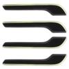 Car Ization Model 3 Stickers 25*12*0.5cm Wear-resistant Quick To Tall Easy Tallation No Car Damage