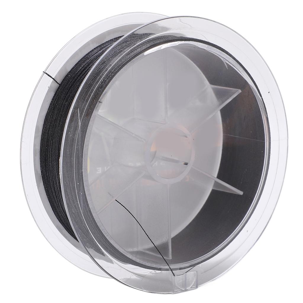 100m Wielokolorowa Pleciona Żyłka Wędkarska Odporna na Zużycie Trwała Pleciona Żyłka WędkarskaCzarna 0.6