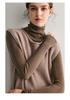 100% Pure Cashmere Rolled Hem Sleeveless Shawl Collar Women's Vest for Autumn/Winter