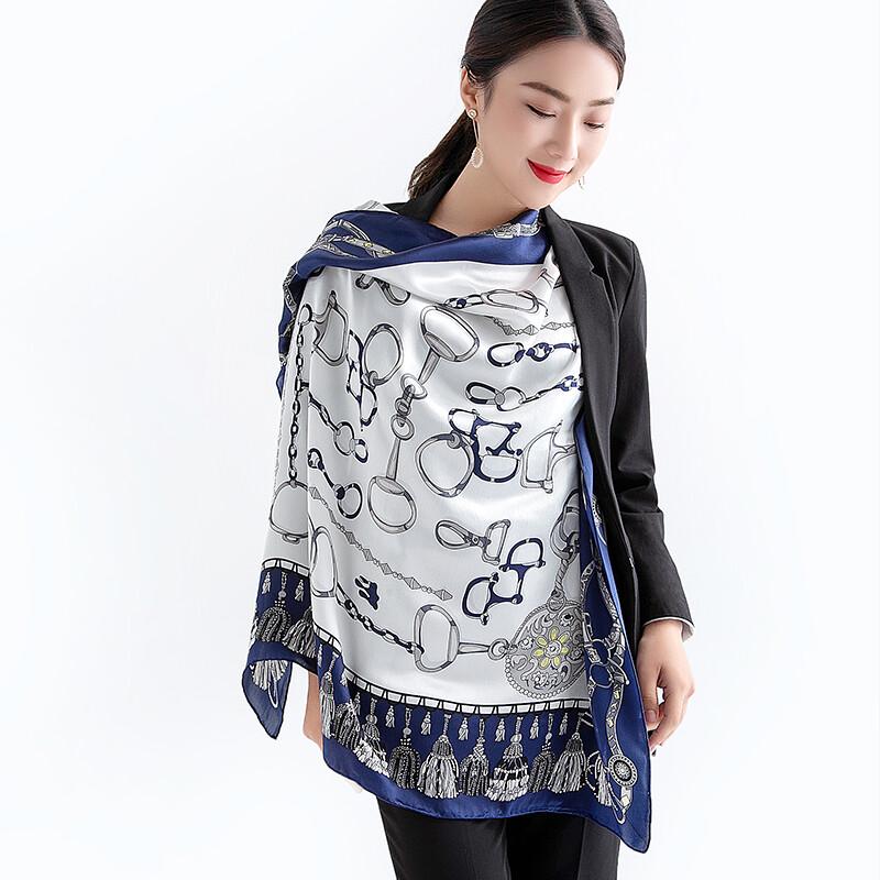 Hengyuanxiang Women's Elegant Square Scarf