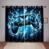 3D lightning Cool Gamer Controller Switch Cheap Window Curtain Blinds For Living Room Kids Bedroom Bathroom Kicthen Door Home De