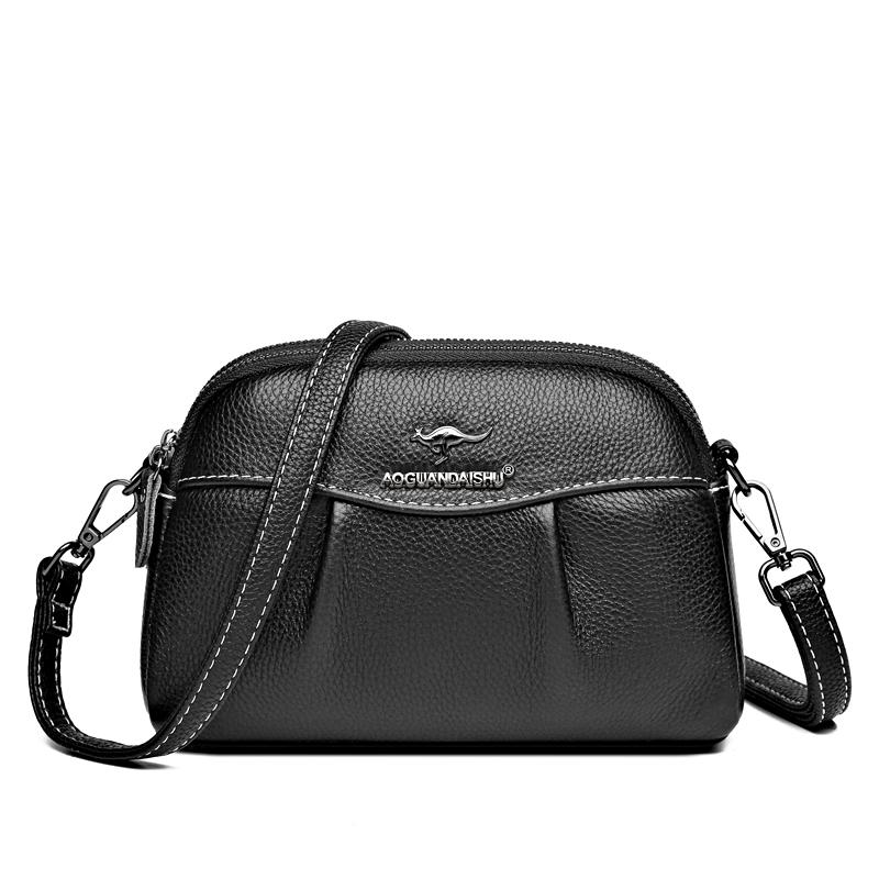 

Женские однотонные кожаные сумки через плечо, женская сумка через плечо из натуральной кожи, дизайнерские сумки