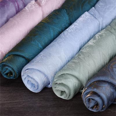 Chinese Jacquard Silk Satin Fabric Traditional Hanfu Dress Skirt Ethnic Embroidered Textile for Pajamas Costume Material