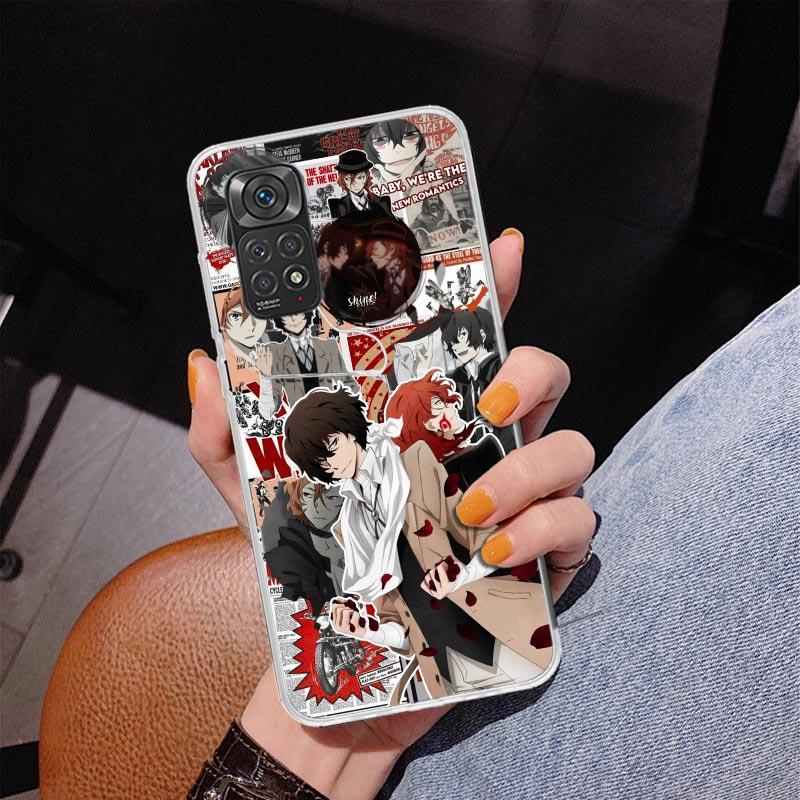 Bungo Stray Dogs Poster Anime Phone Case For Xiaomi Redmi Note 15 14 13 12S 12 11 Pro Plus 14S 11S 11E 10 10S 11T 5G Personalize