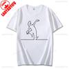 Happy La Linea Summer Casual T-Shirts Men Round Neck Graphic T Shirt Badum Linus Lineman Short Sleeve Tees Fashion Cotton Tops