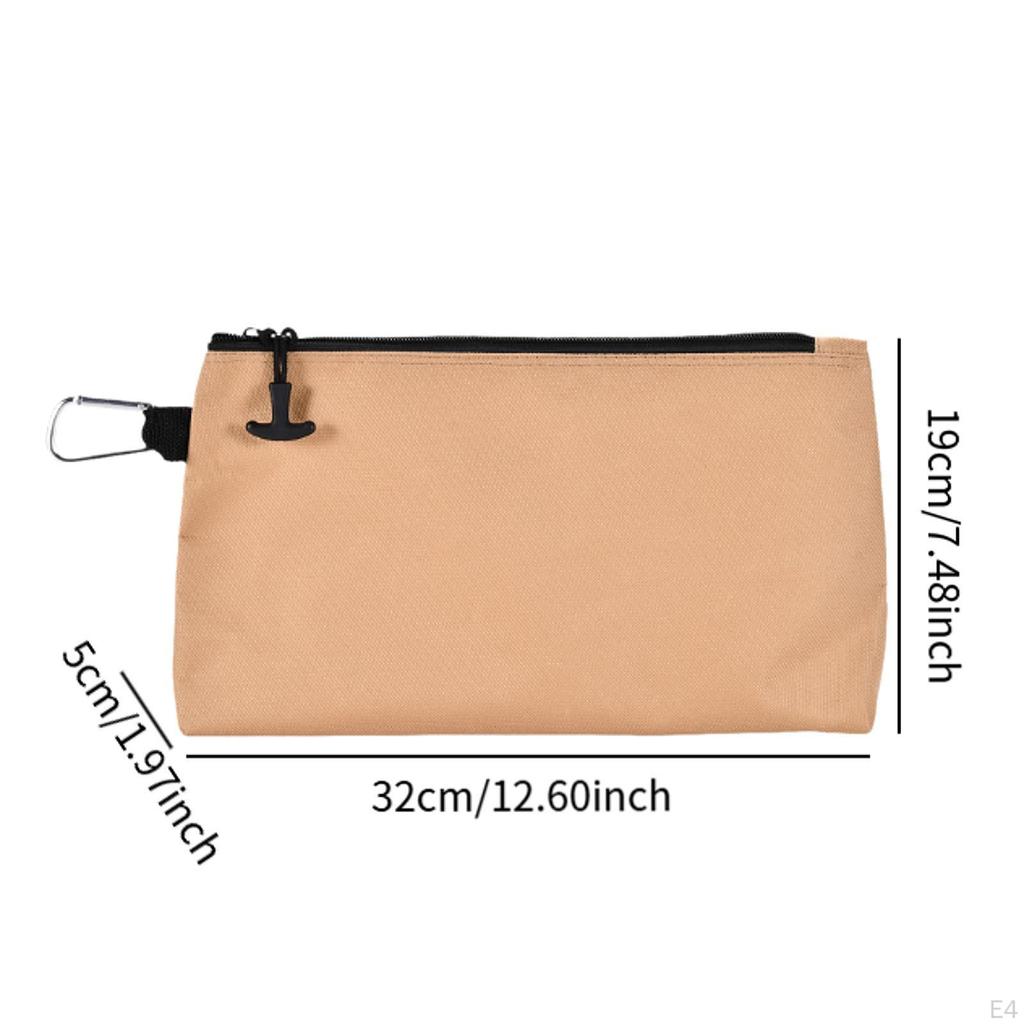 Pouzdro na nářadí se zipem Přenosný organizér Úložný prostor pro muže Nářadí Domácnost Kancelářské potřeby