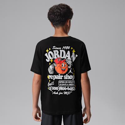 Jordan Kids T Shirts Crew Neck Moderate XS