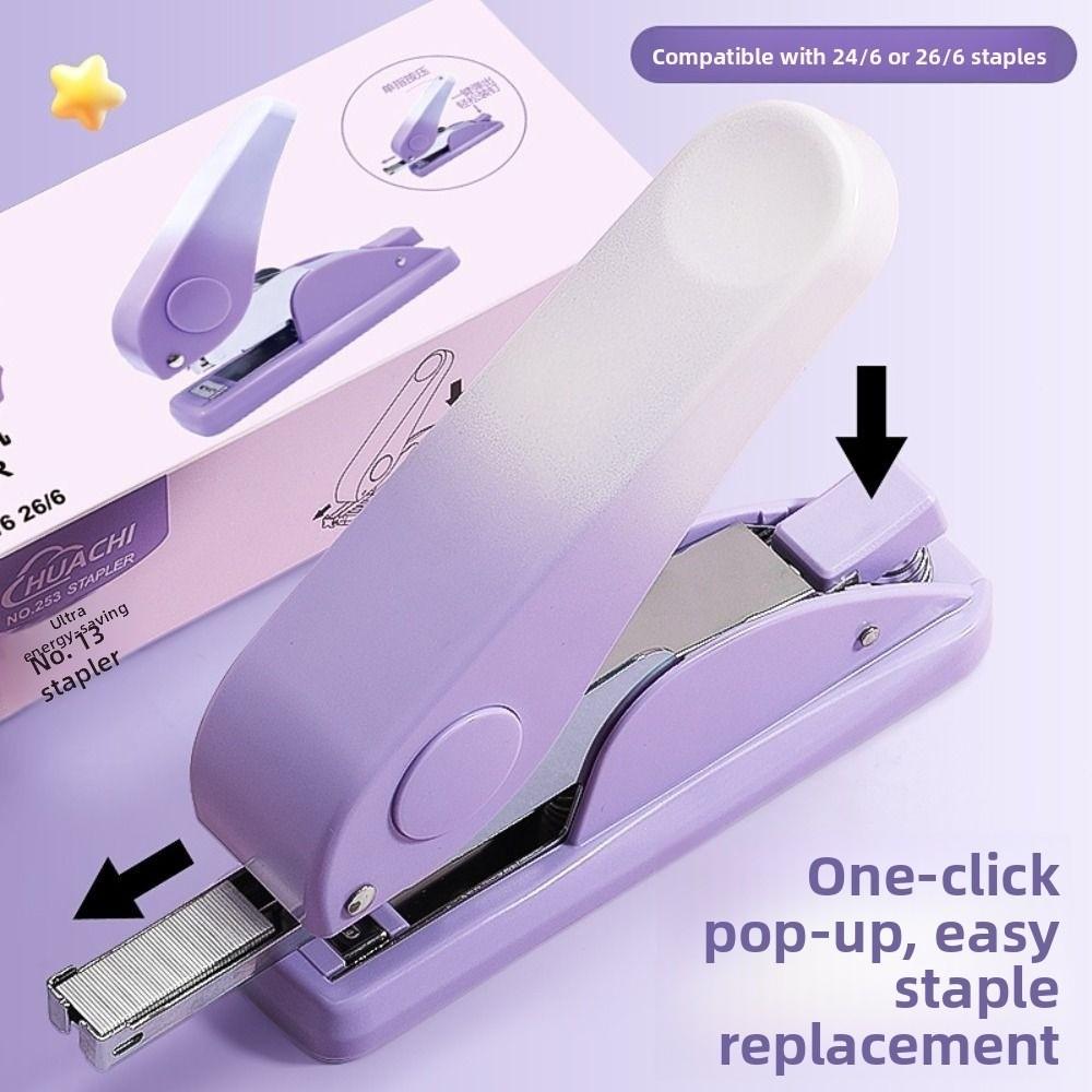 Metall-Papierhefter bis zu 25 Seiten Handbetrieben Klammer Arbeitssparender Hefter Geschäftlich