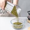 Transparent Plastic Sealed Canister Home Food Storage Container Grain, Nuts, and Spice Storage Jar