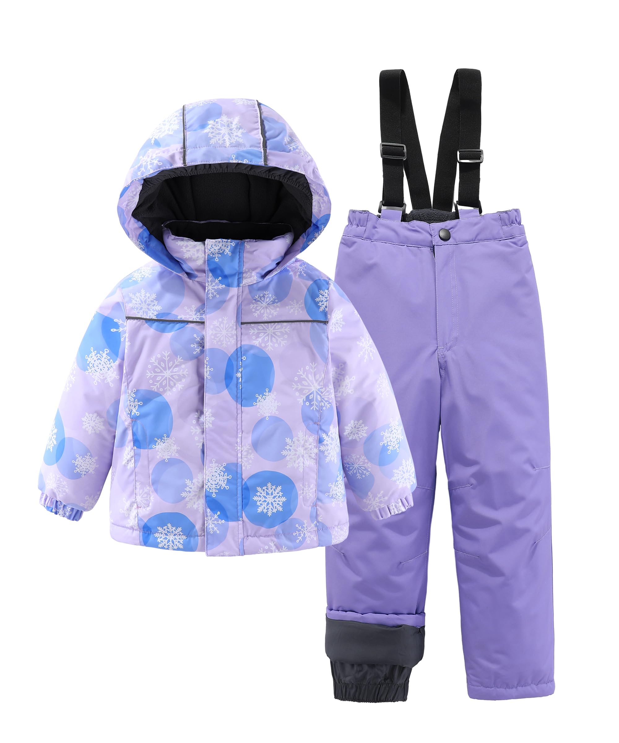 

Hiheart Ski and Snowboard Wear Set for Down Jacket and Snow Flower Size 140 Kids Girls, Pants, 2-Piece Set, Design,