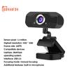 Web Video Camera - 360-Degree Rotation, Built-in Microphone, Adjustable Bracket, High Precision, Video Calling, Recording Webcam for Home