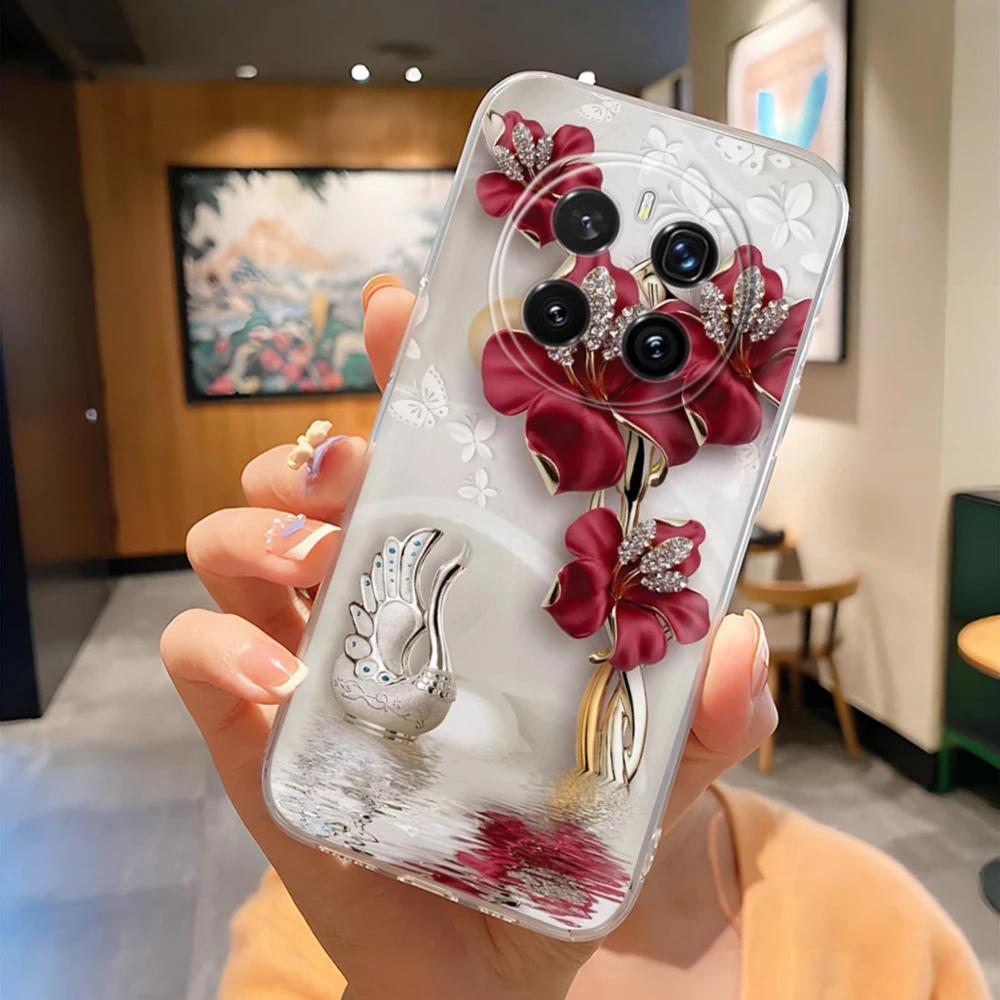 For Honor Magic7 Pro Case Magic 7 5G Cute Butterfly Cartoon Phone Cover For Huawei Honor Magic7 Pro Flower Fundas Phone Cases