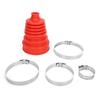 Kit de Collier Rond Universel en Silicone pour Soufflet de Cardan de Voiture, Cache-poussière de Joint homocinétique, Tête à Rotule, Vitesse Constante, Remplacement de Soufflet de Cardan en Caoutchouc