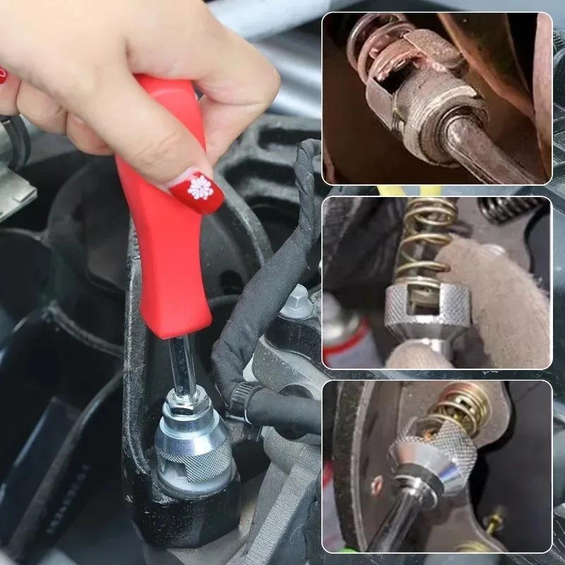 Snadno odstranitelné pružiny Kleště na brzdové pružiny Nástroj Držák brzdové pružiny Samonastavovač pro údržbu brzdového systému bubnových brzd automobilů a nákladních vozidel