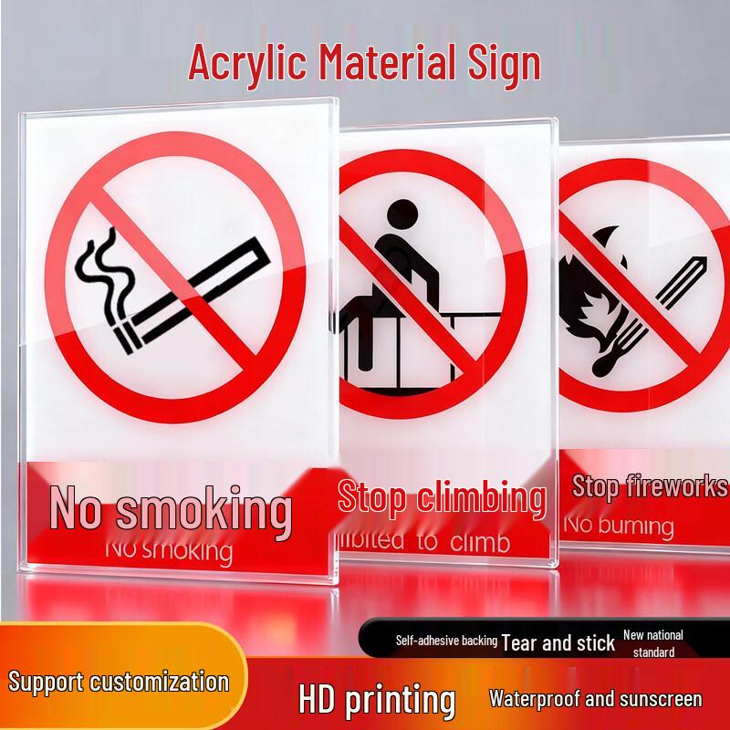 Acrylic Safety Sign
