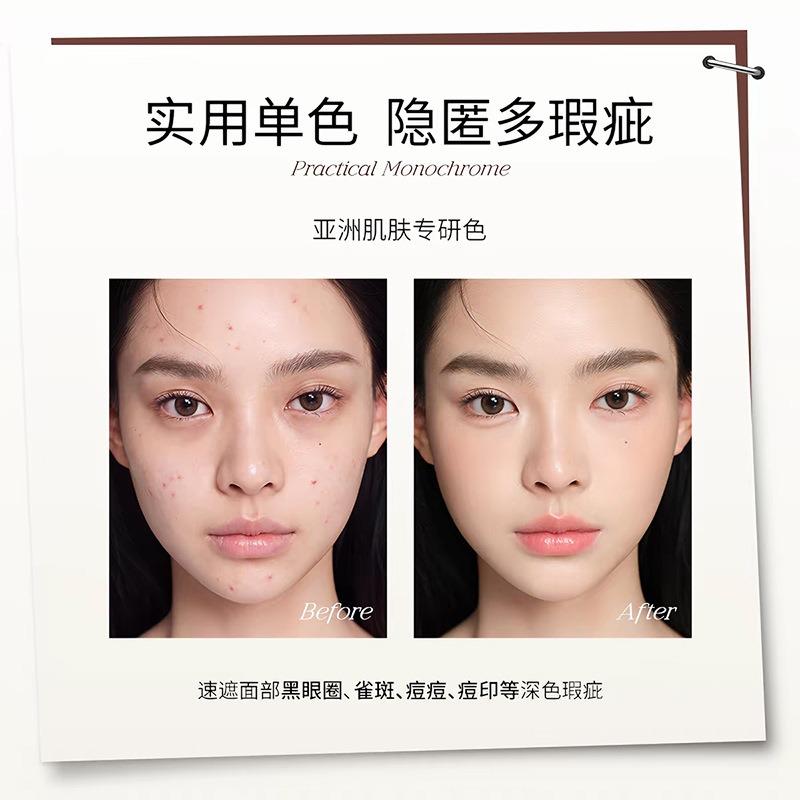 Liangnishi Moisturizing Flawless Concealer Green Shade Face Makeup