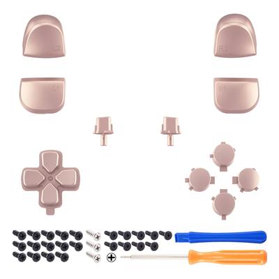 eXtremeRate Replacement for PS5 Controller Share Optional Face Full Button Set for PlayStation 5 Controller Not Champagne D-Pad (BDM-010 & 020), R1,