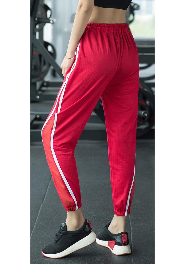 Women's Breathable Mesh Yoga Harem Pants - Quick-Drying, Loose Fit for Running and Casual Wear, Spring/Summer 2026 Collection.
