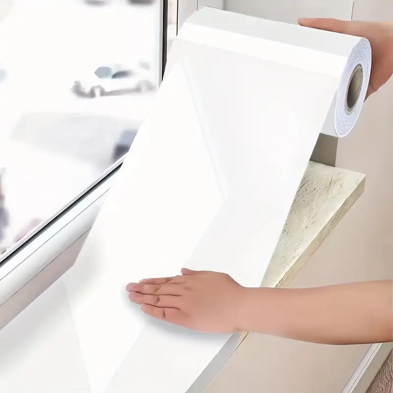 Wasserdichter Fensterbank- und Türrahmen-Renovierungsaufkleber - Feuchtigkeitsgeschützter weißer Schwellenwertabdeckung