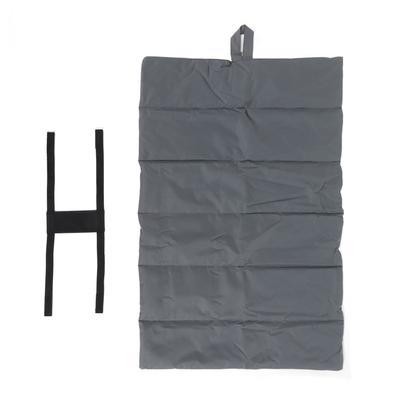 Portable Pet Mat Waterproof Foldable Rollup Pet Camping Bed for Outdoor Travel Gray