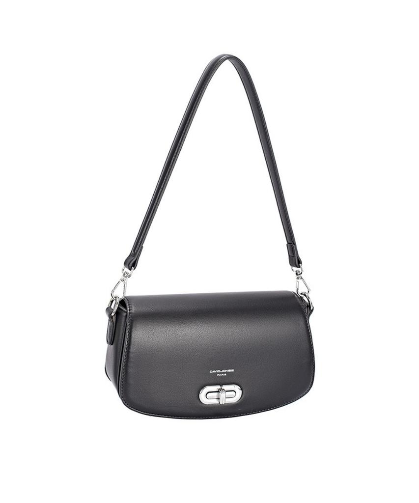 David Jones Le Mare 2-Way Mini Flap Shoulder Leather Bag_Warm Taupe (Cm7856)